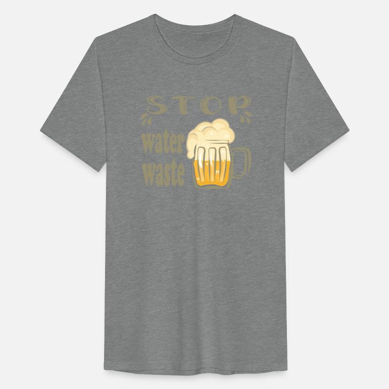 Stop water waste funny beer quote and beer stein