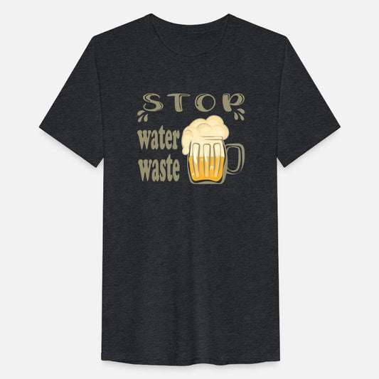 Stop water waste funny beer quote and beer stein