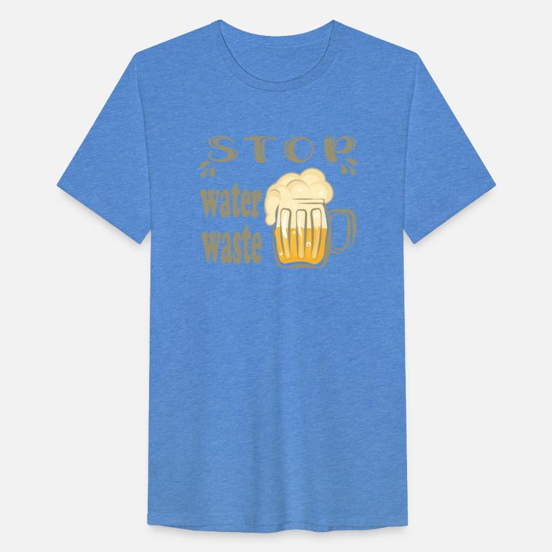 Stop water waste funny beer quote and beer stein
