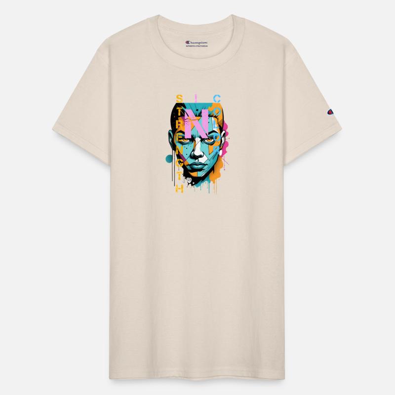 Strength in Color – Urban Graffiti Art Tee.