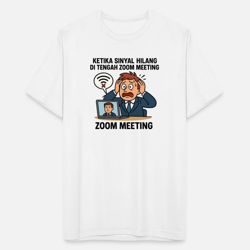 Stressful Video Conference Illustration