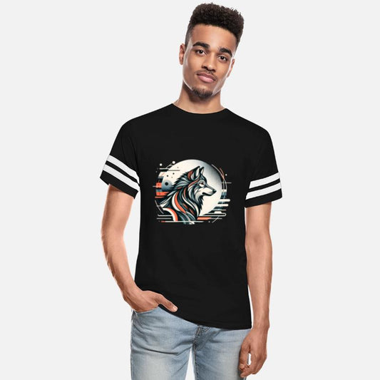 Stylized Wolf Portrait Art