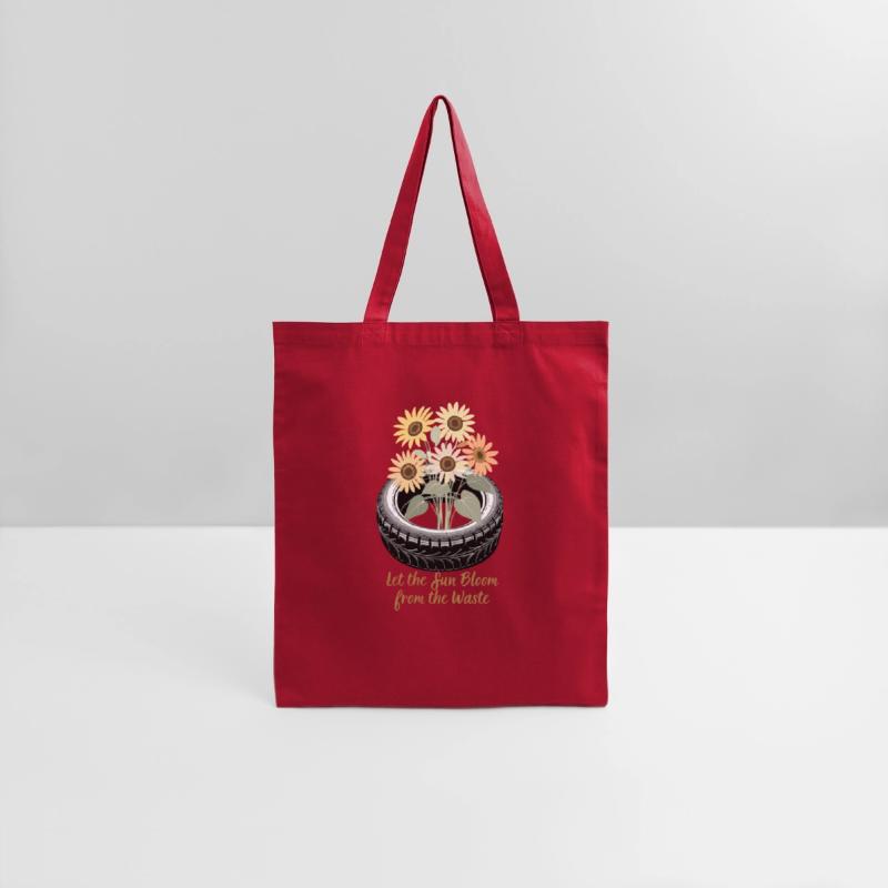 Sunflower Tire Eco Shirt Waste to Beauty Design
