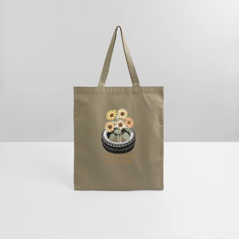 Sunflower Tire Eco Shirt Waste to Beauty Design