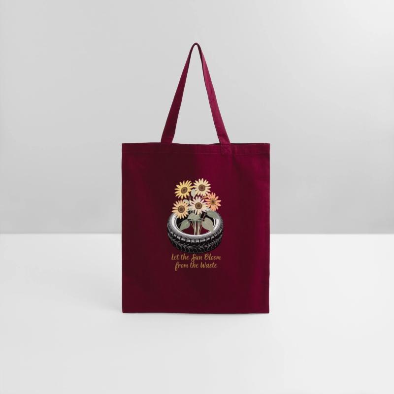 Sunflower Tire Eco Shirt Waste to Beauty Design