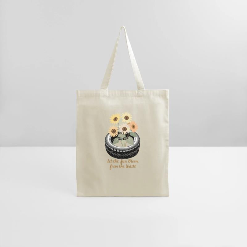 Sunflower Tire Eco Shirt Waste to Beauty Design