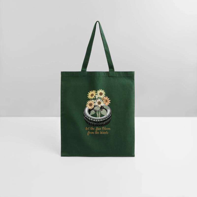Sunflower Tire Eco Shirt Waste to Beauty Design