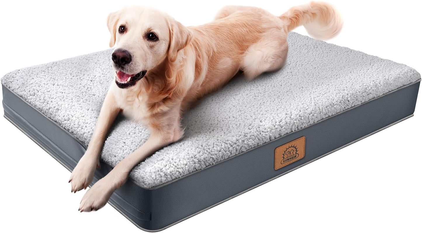 Sunheir Orthopedic Dog Bed for Large Dogs - Big Wa - Latest Style