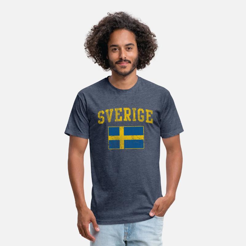 Sverige Sweden Flag Fade