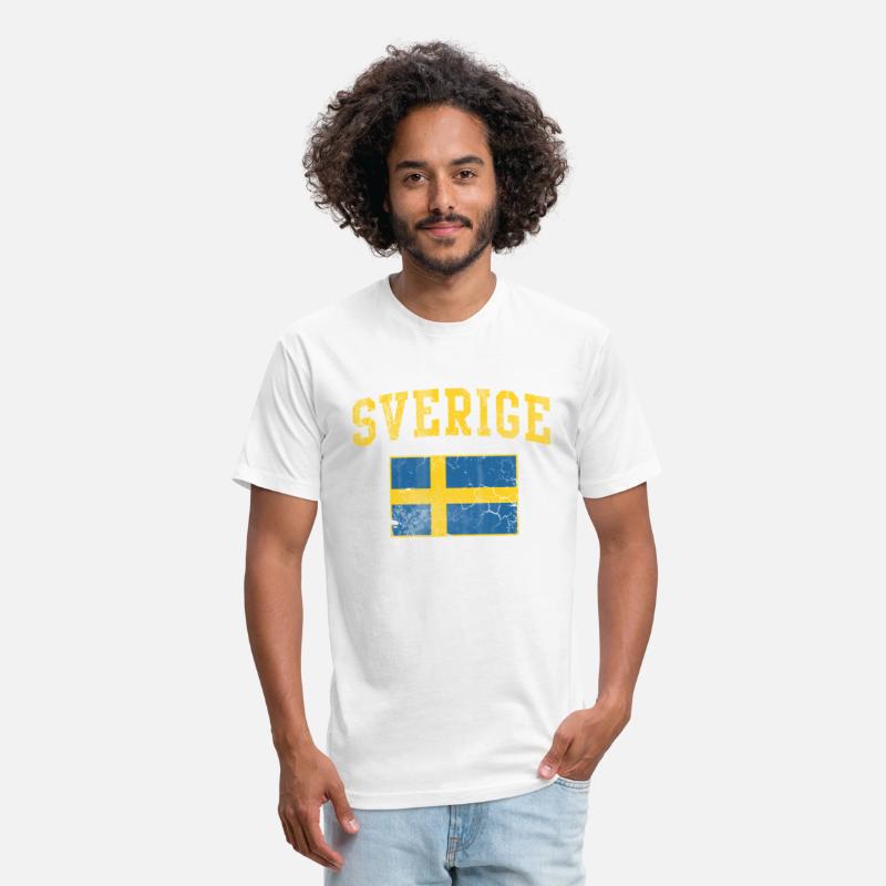 Sverige Sweden Flag Fade