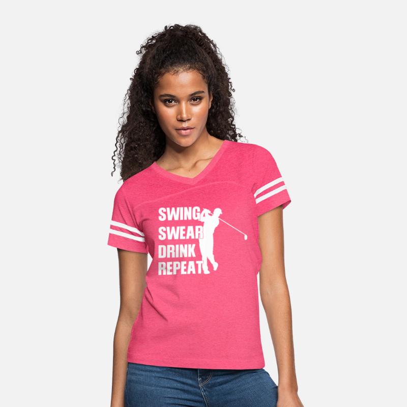 Swing Swear Drink Repeat Golf t shirt