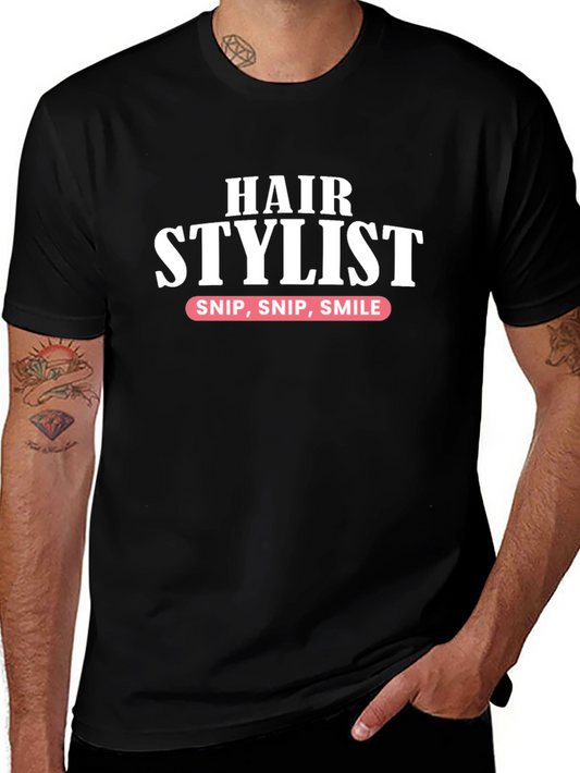 Hair Stylist Graphic Tee - Snip Snip Smile - Unisex