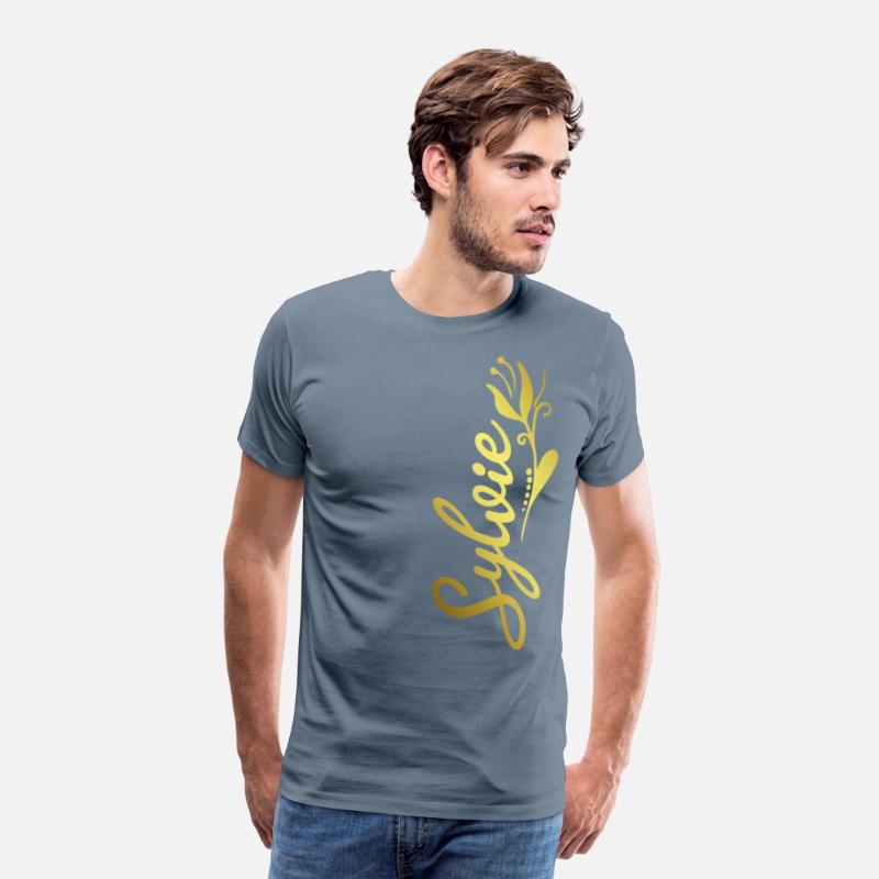 Sylvie Name Faux Gold Tulip Flourish