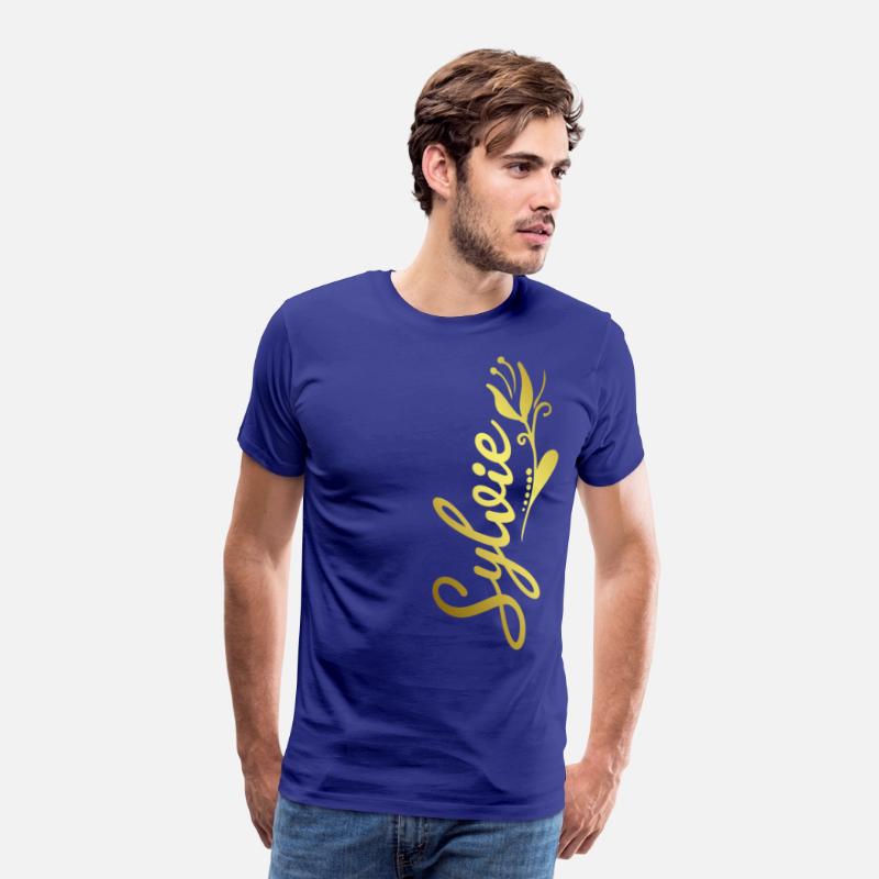 Sylvie Name Faux Gold Tulip Flourish