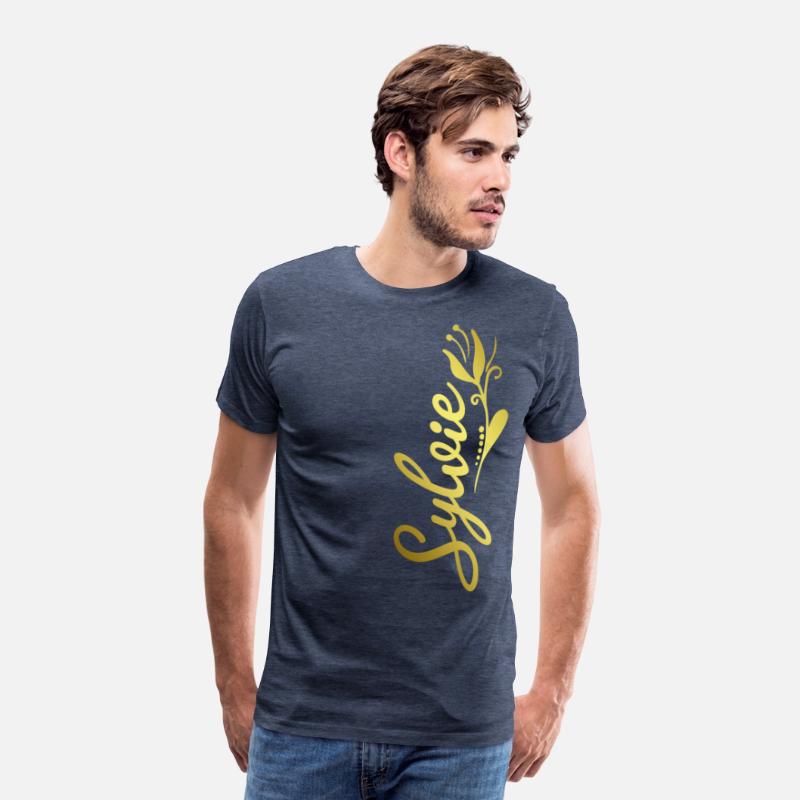Sylvie Name Faux Gold Tulip Flourish