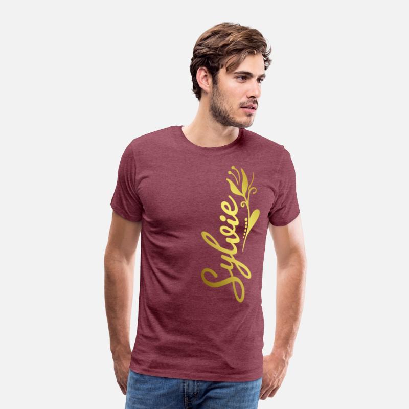 Sylvie Name Faux Gold Tulip Flourish