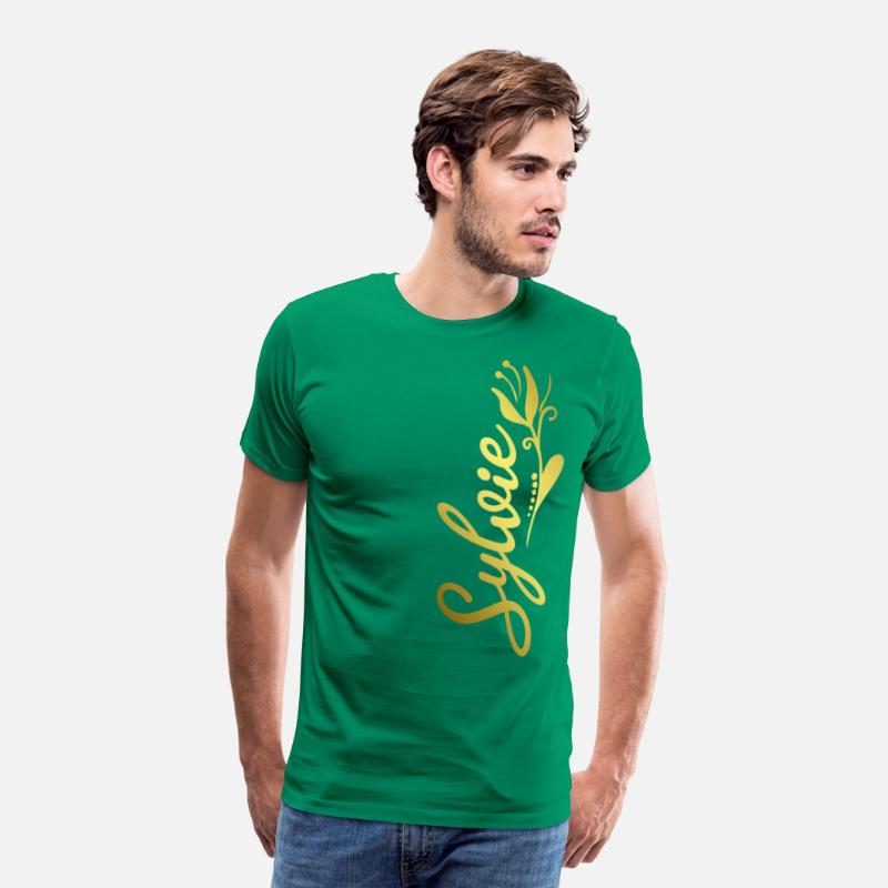 Sylvie Name Faux Gold Tulip Flourish