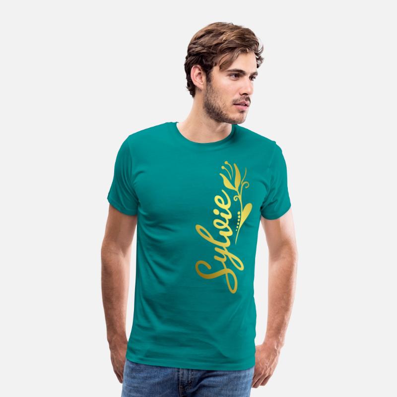 Sylvie Name Faux Gold Tulip Flourish
