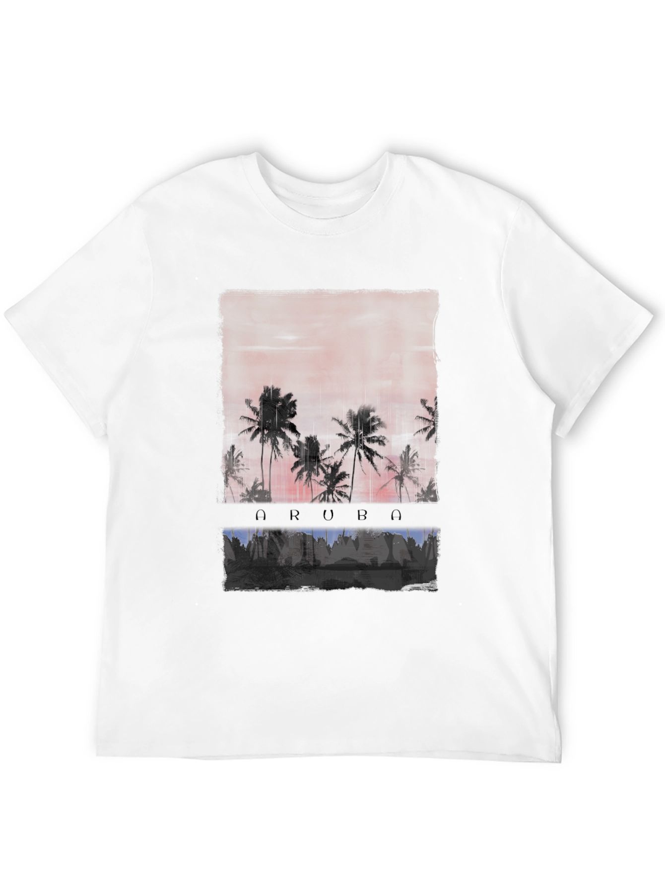Aruba Palms Graphic Print T-Shirt