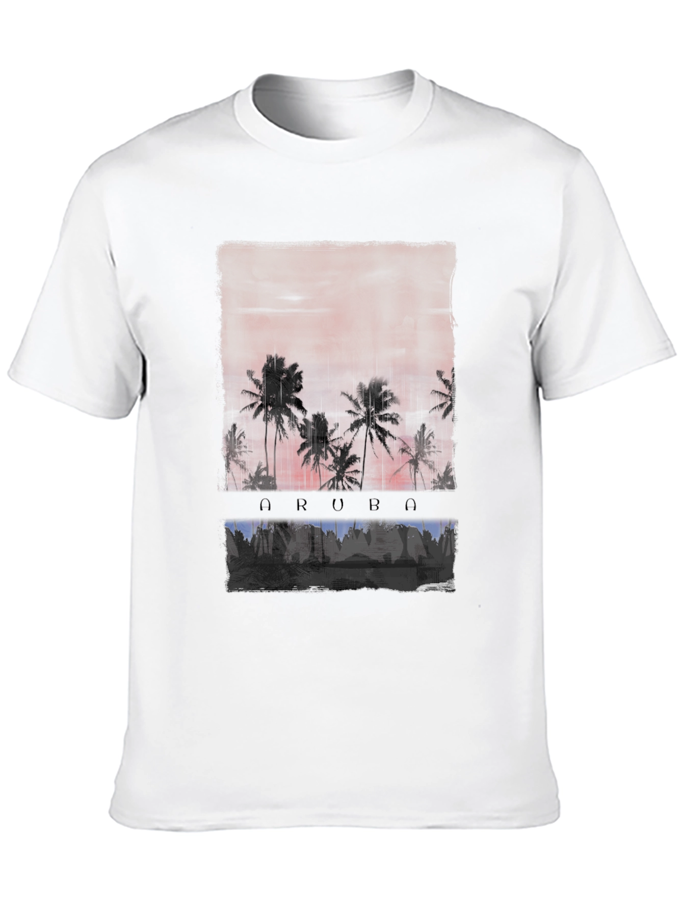 Aruba Palms Graphic Print T-Shirt