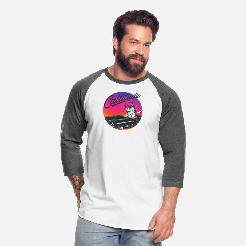 T shirt of a cat driving a car