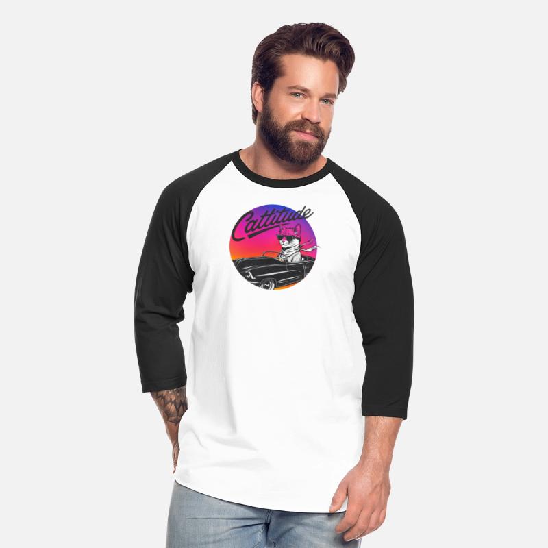 T shirt of a cat driving a car