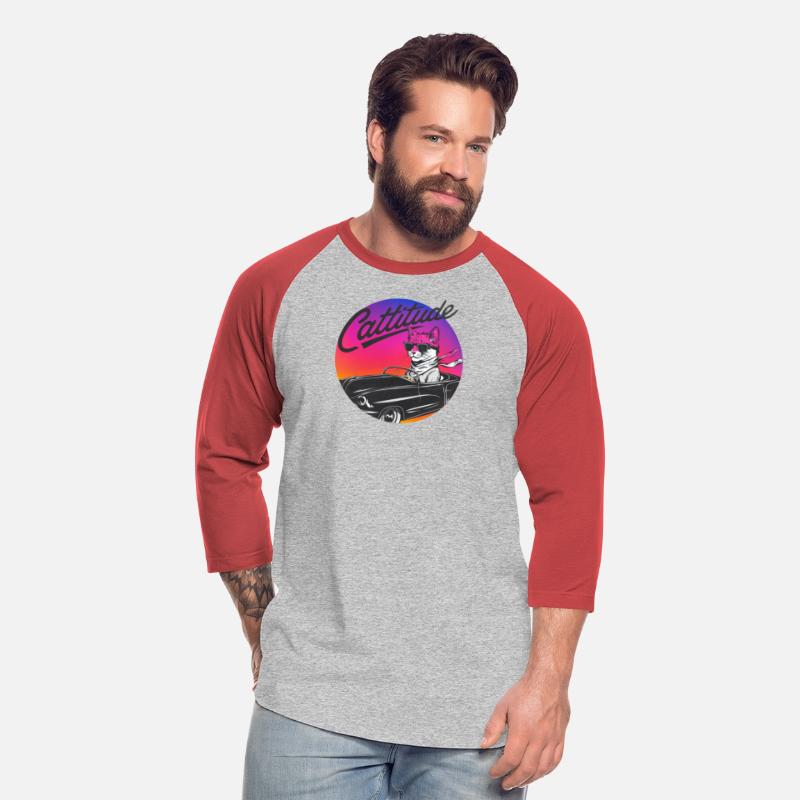 T shirt of a cat driving a car