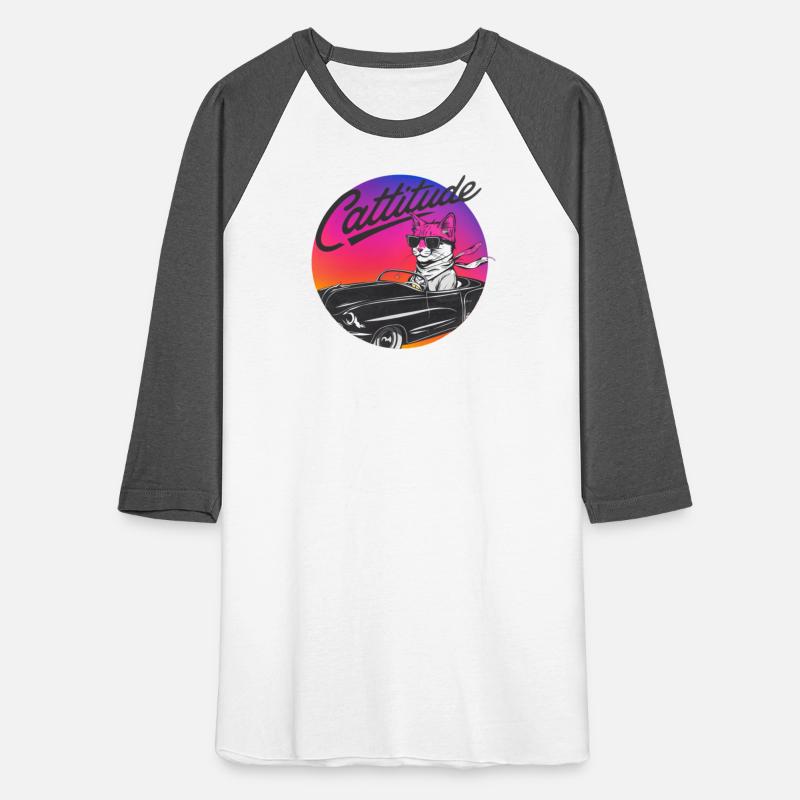 T shirt of a cat driving a car