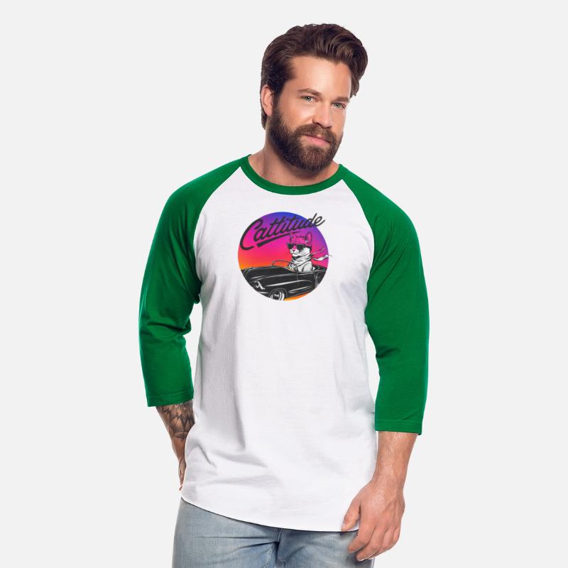 T shirt of a cat driving a car