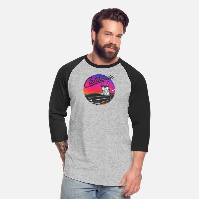 T shirt of a cat driving a car