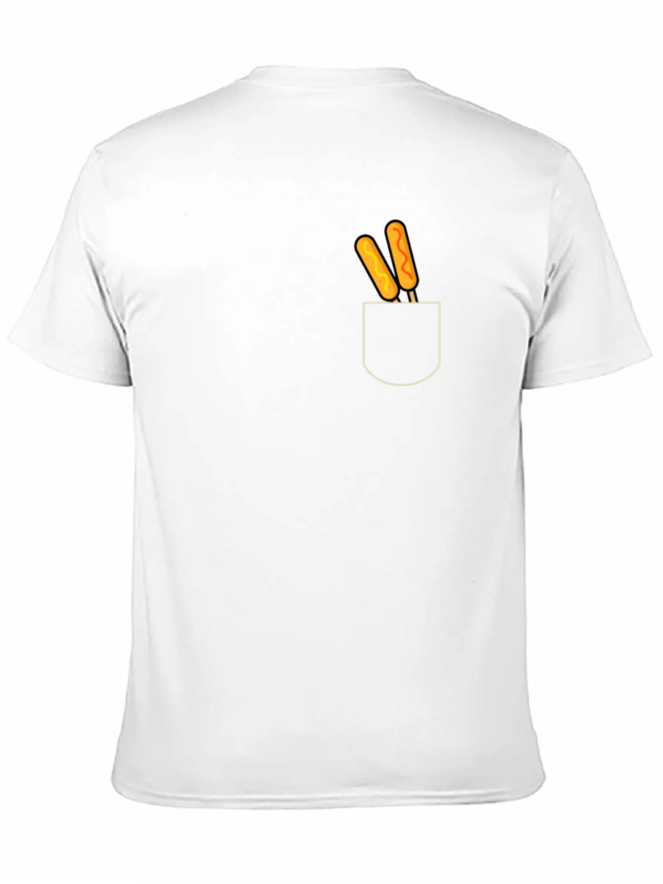 Novelty Corn Dog Pocket Graphic Tee