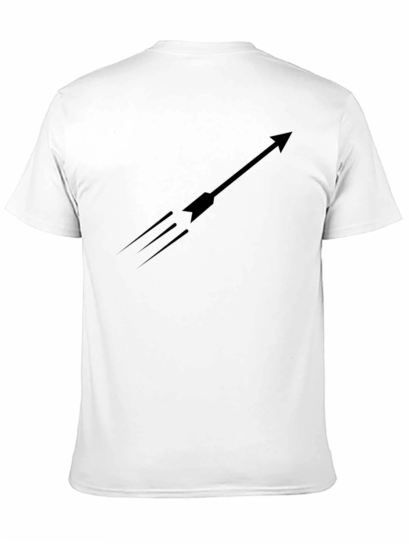 Black T-Shirt Arrow Graphic Tee