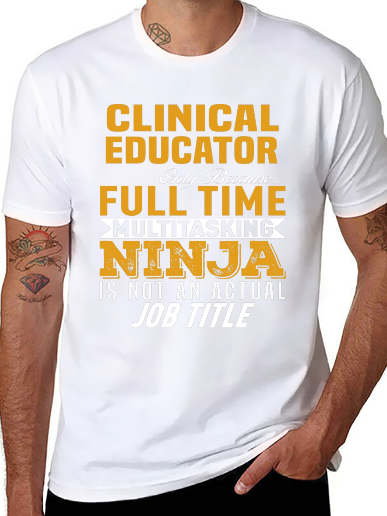 Clinical Educator Full Time Multitasking Ninja T-Shirt