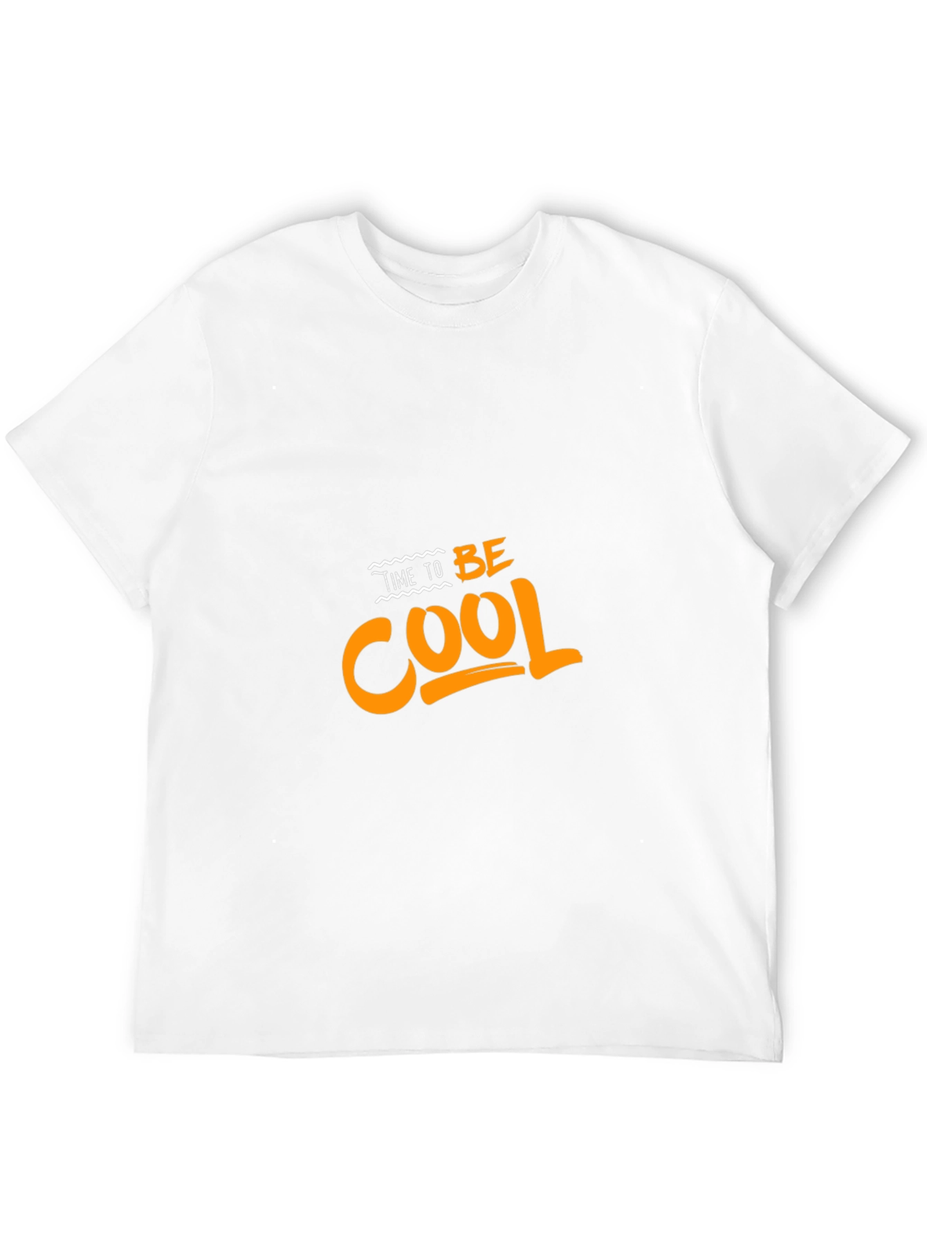 Time To Be Cool Black Graphic Tee