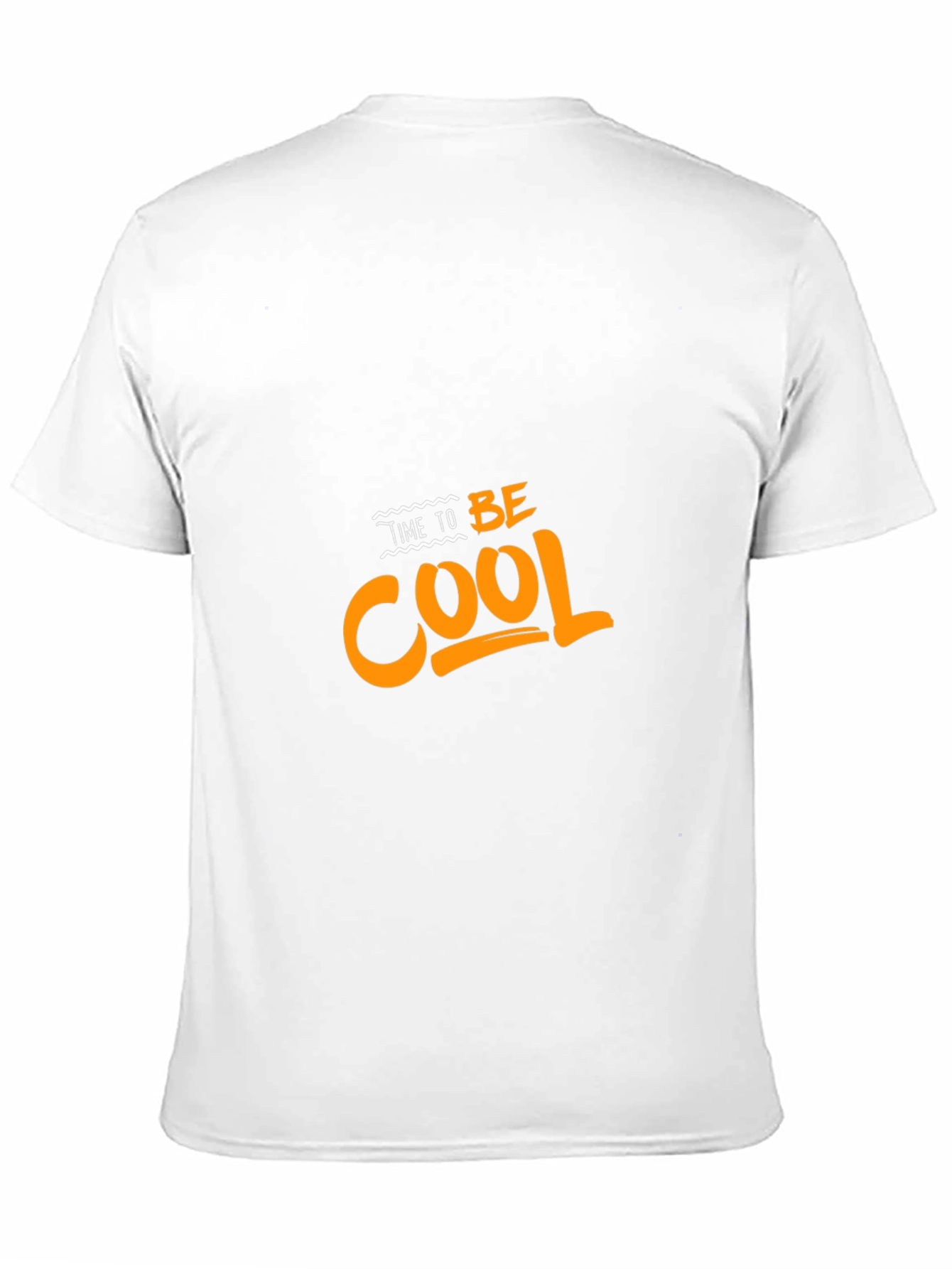 Time To Be Cool Black Graphic Tee