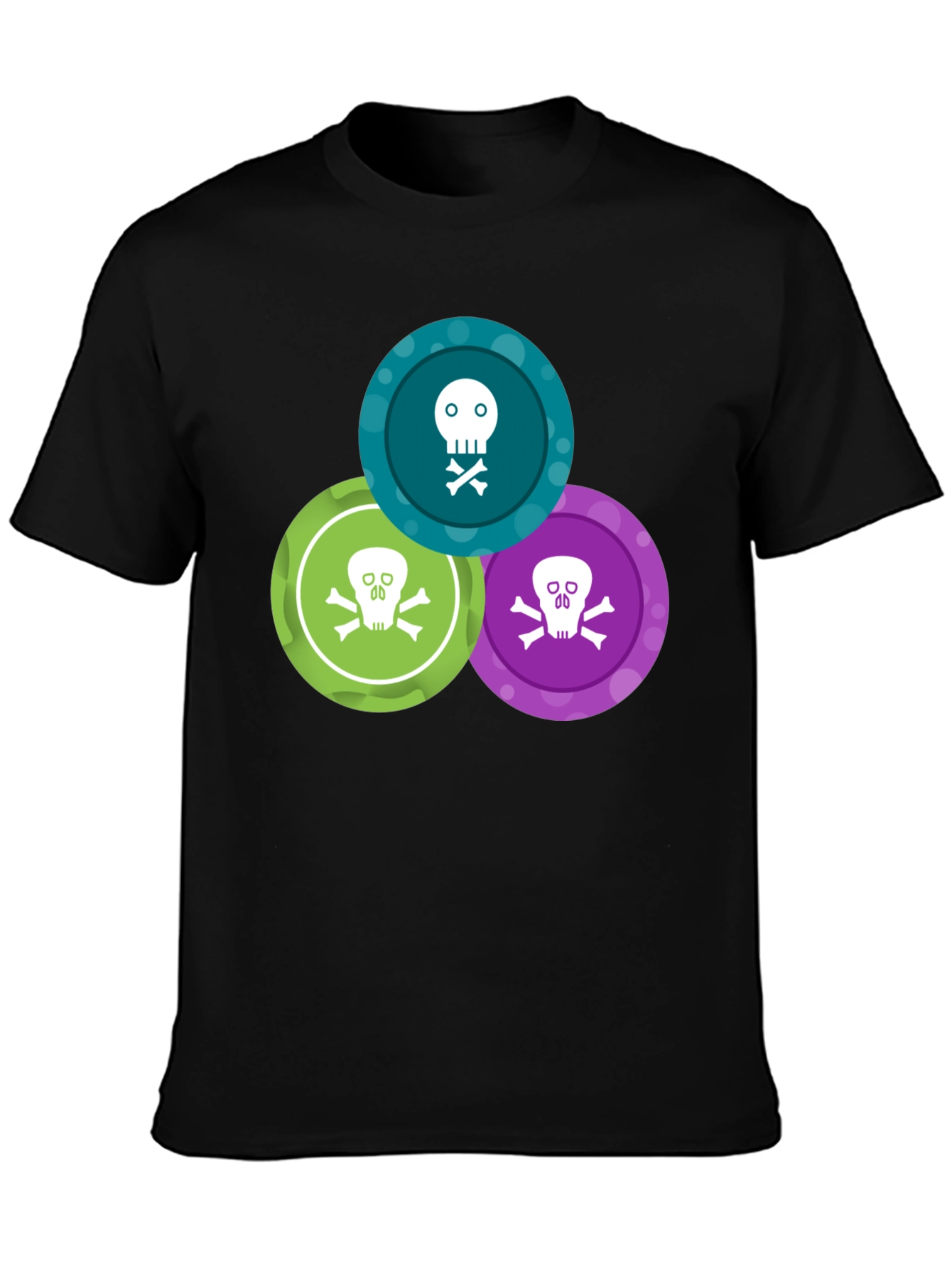 Skull & Crossbones T-Shirt - Graphic Print Tee