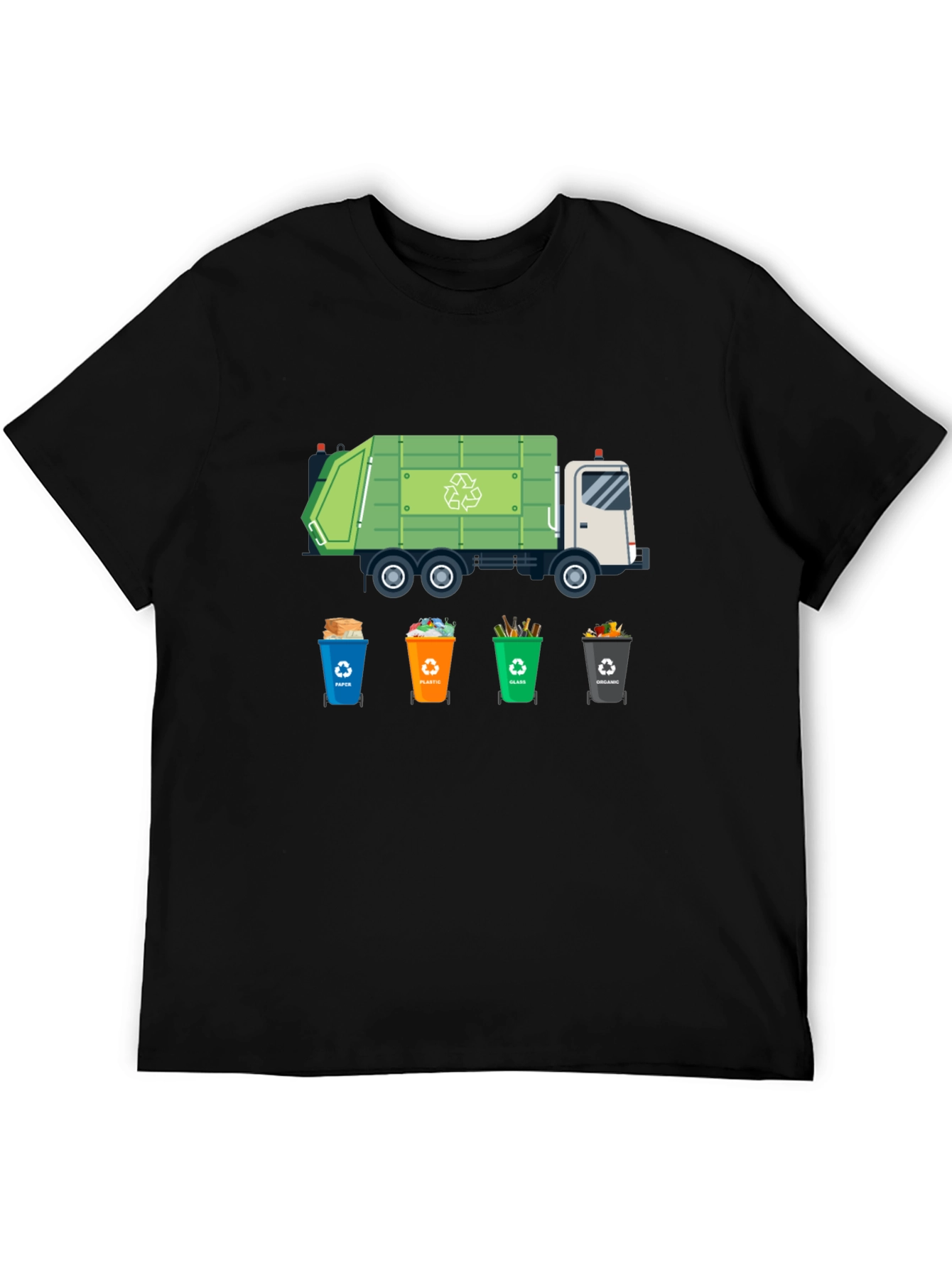 Recycle Truck T-Shirt - Eco-Friendly Design