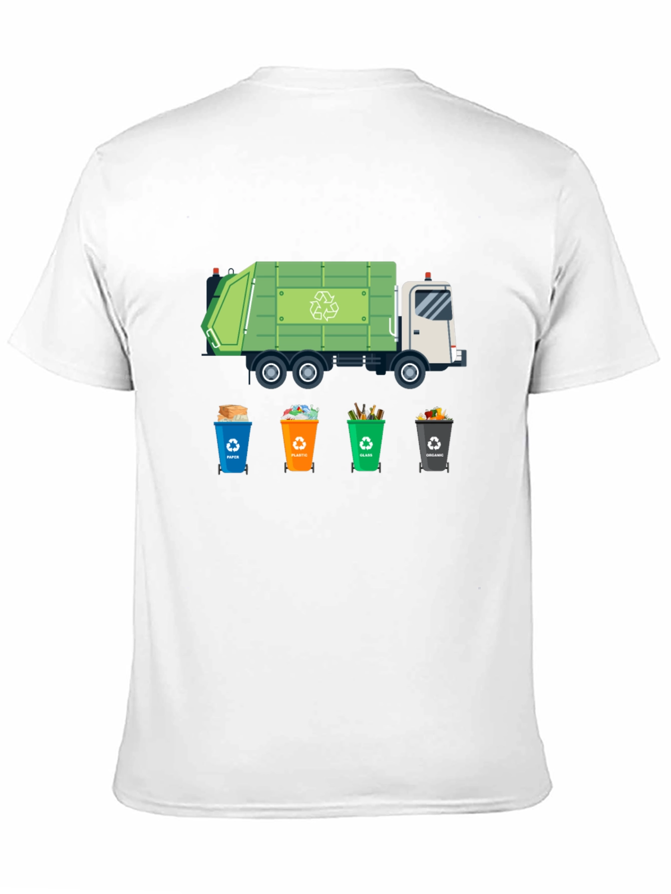 Recycle Truck T-Shirt - Eco-Friendly Design