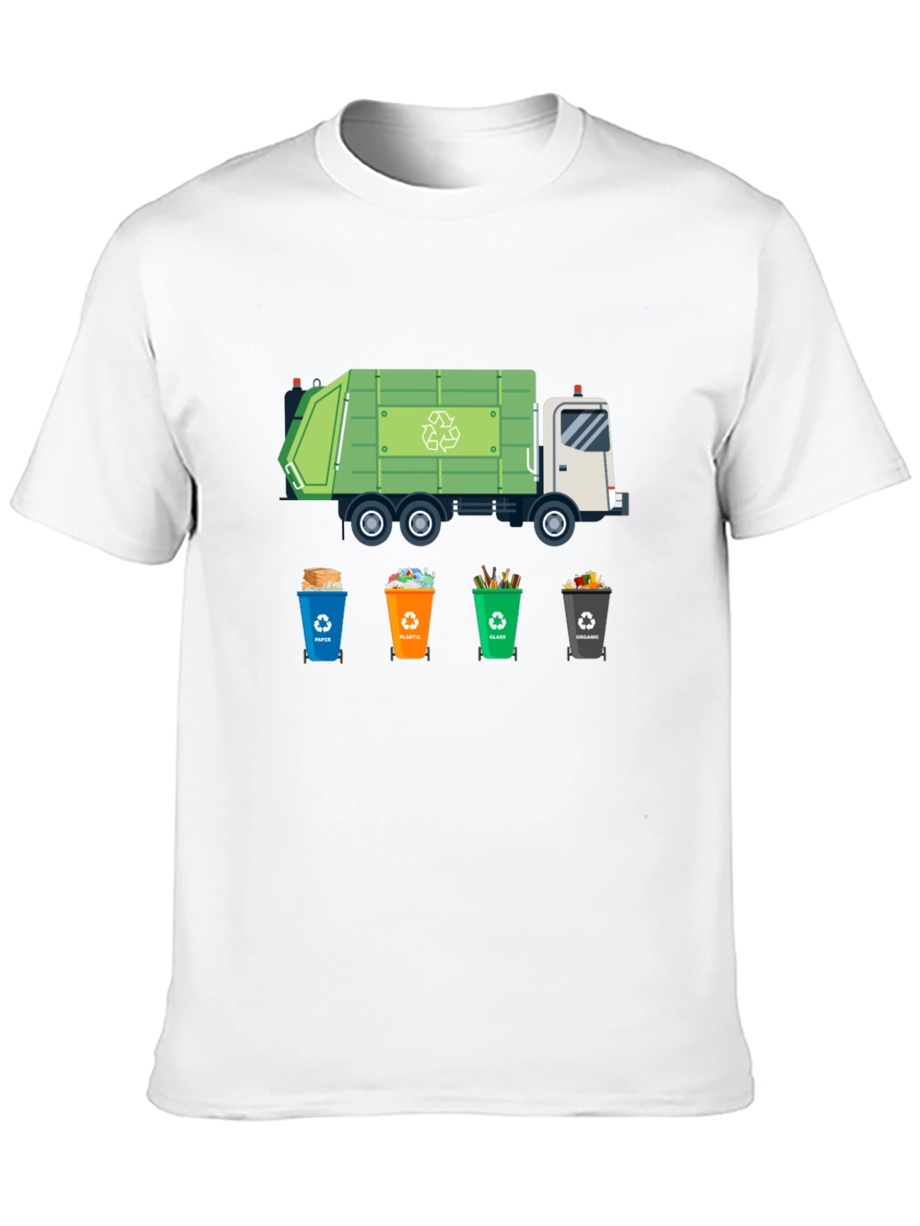 Recycle Truck T-Shirt - Eco-Friendly Design