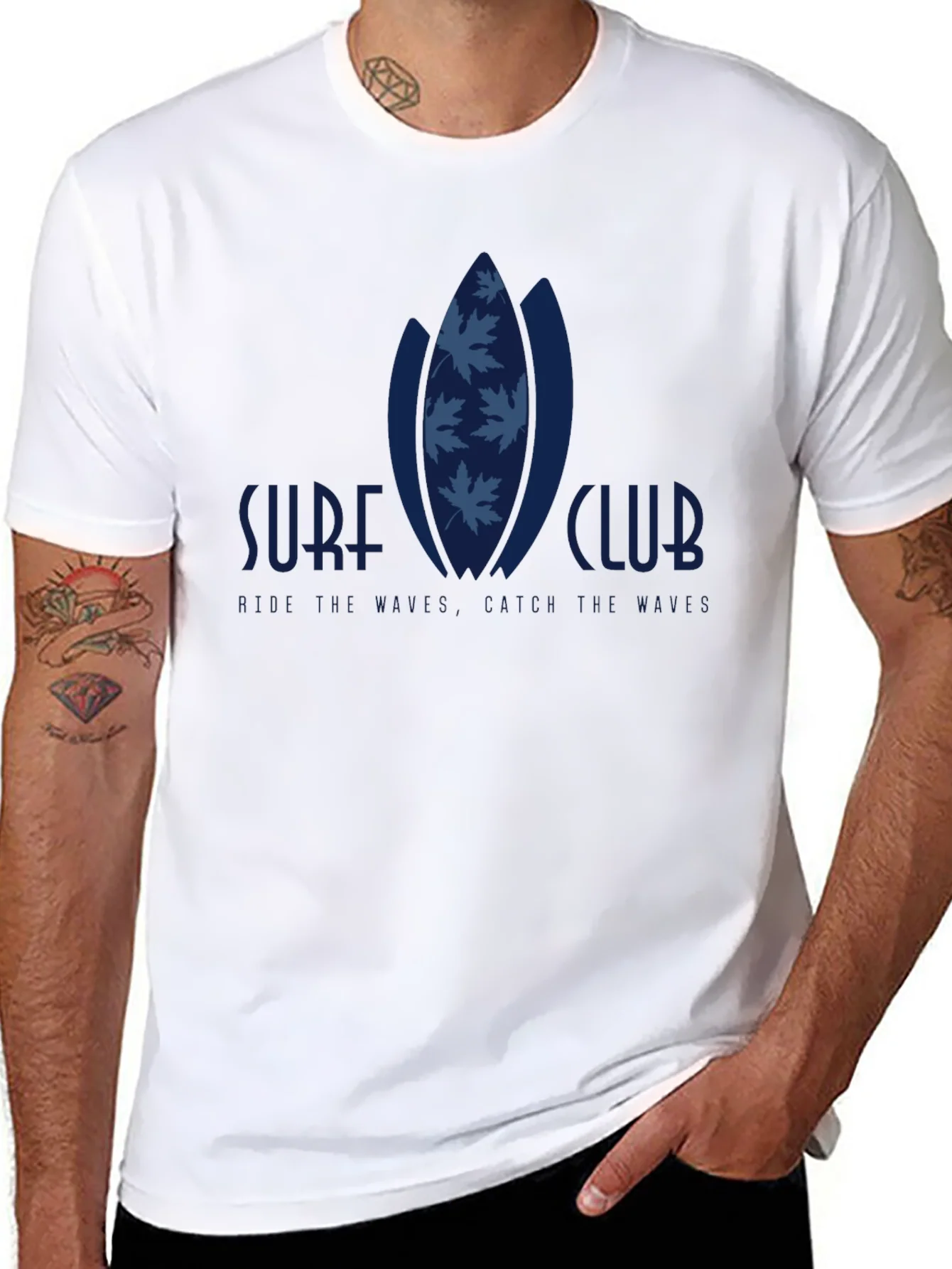 Surf Club Graphic Tee - Ride the Waves