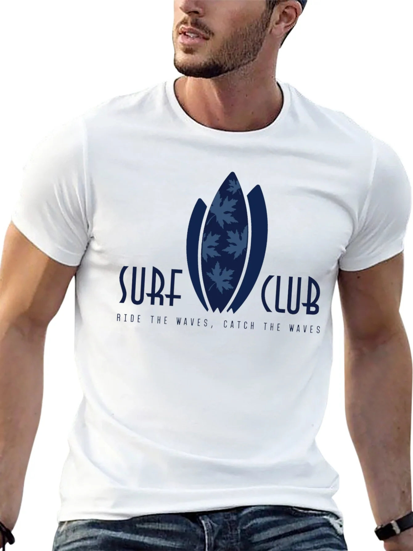 Surf Club Graphic Tee - Ride the Waves
