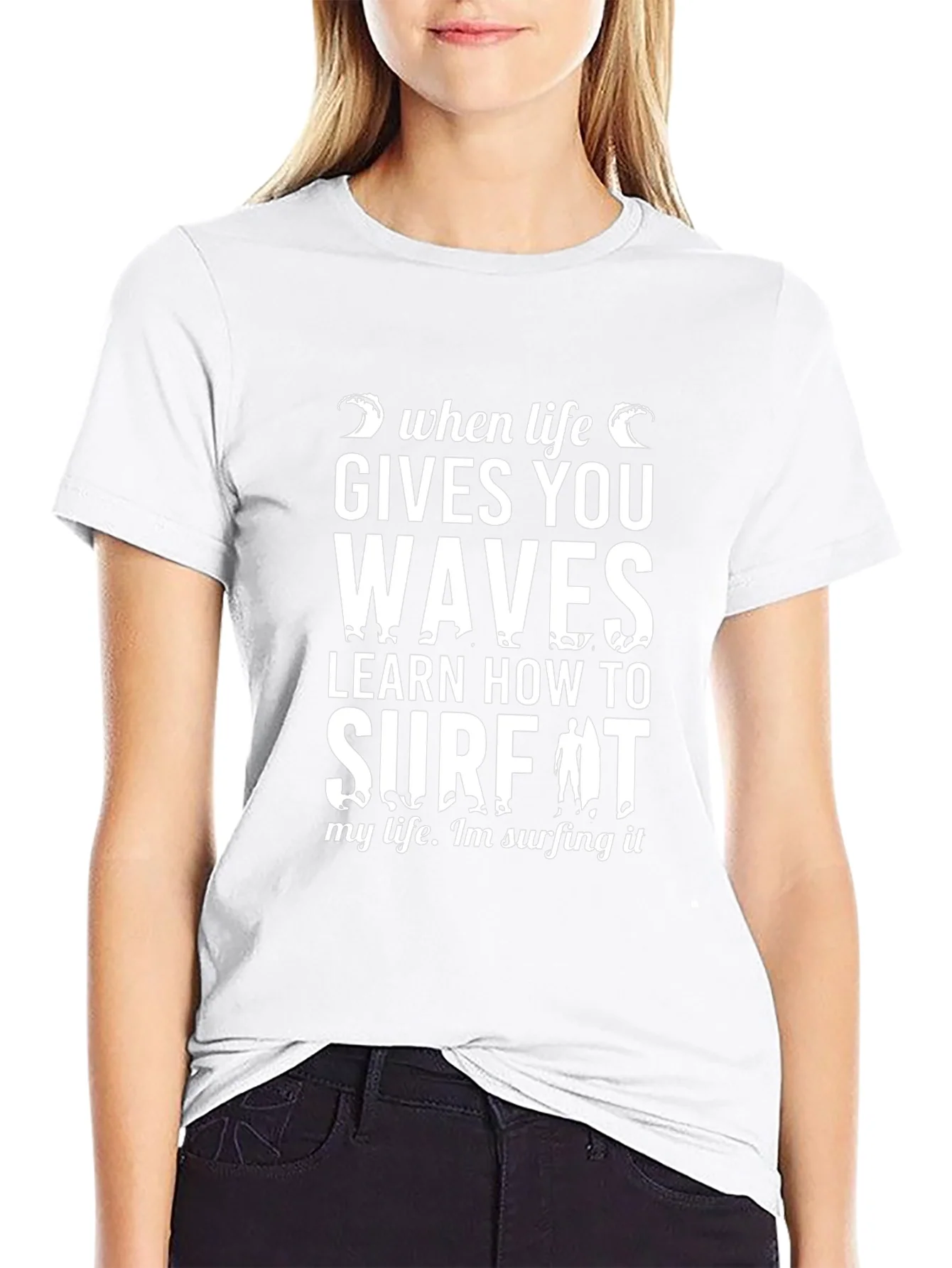 When Life Gives You Waves T-Shirt - Surfing Tee