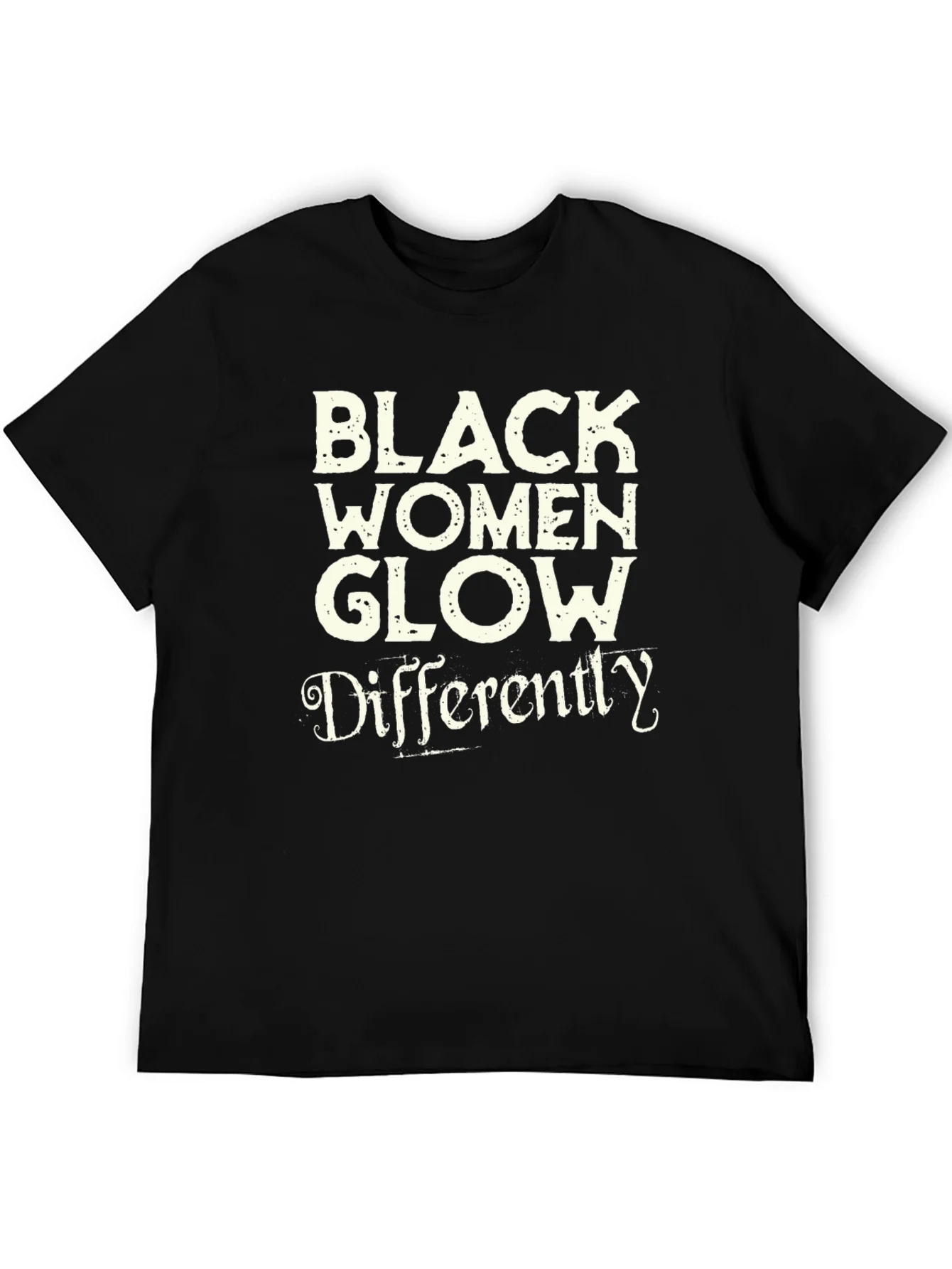 Black Women Glow Differently Graphic Tee