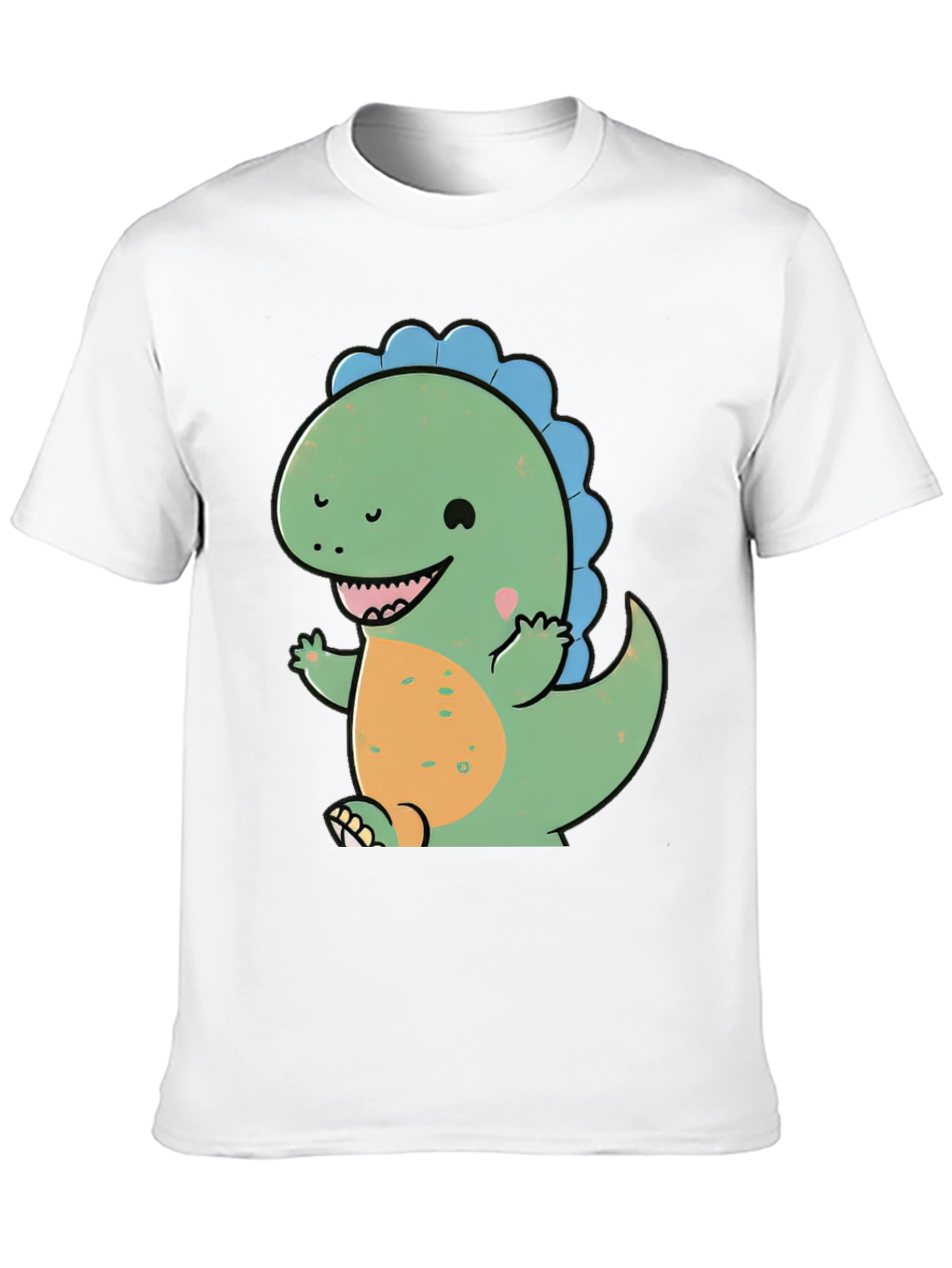 Cute Cartoon Dinosaur Graphic T-Shirt