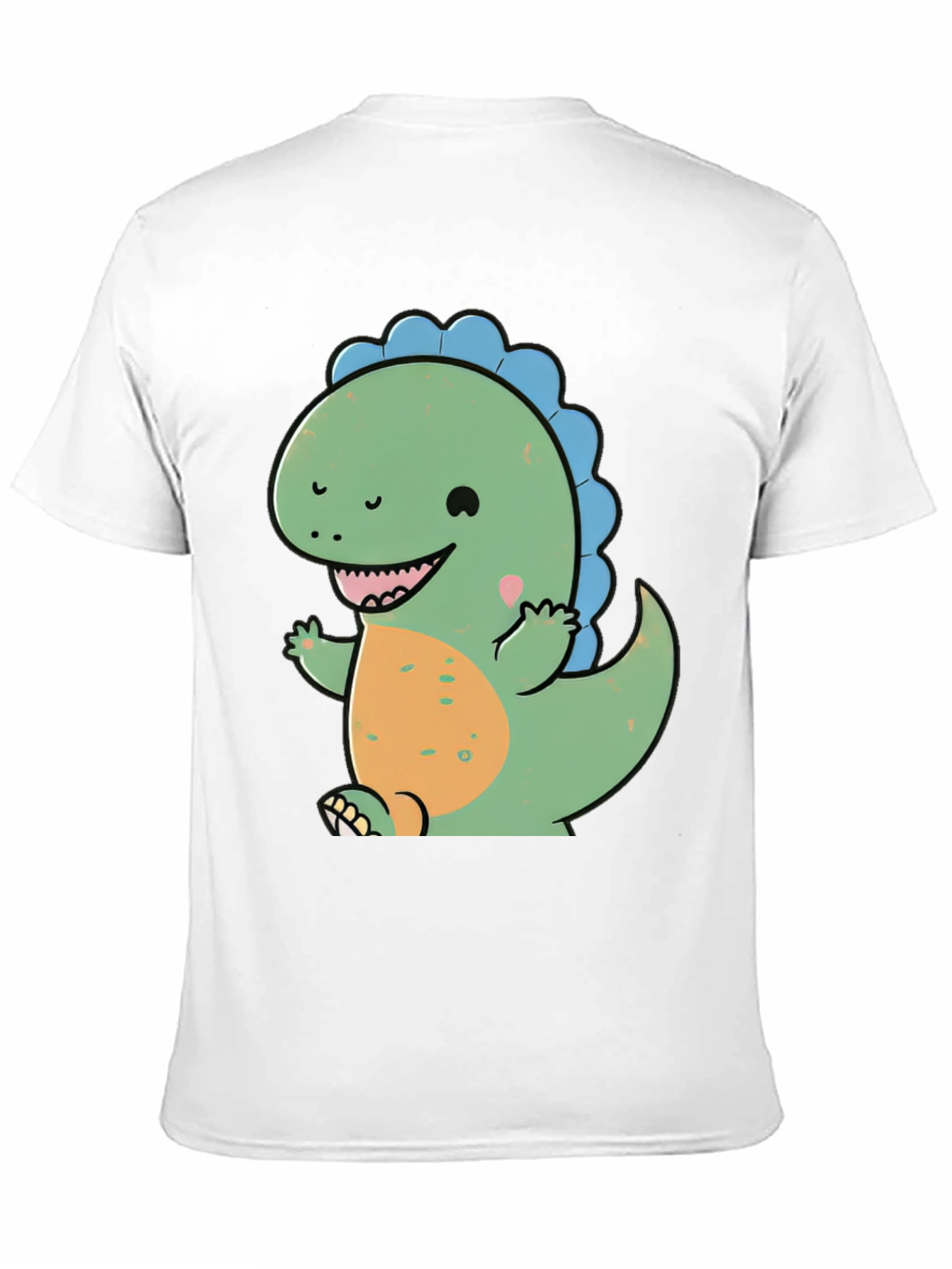 Cute Cartoon Dinosaur Graphic T-Shirt