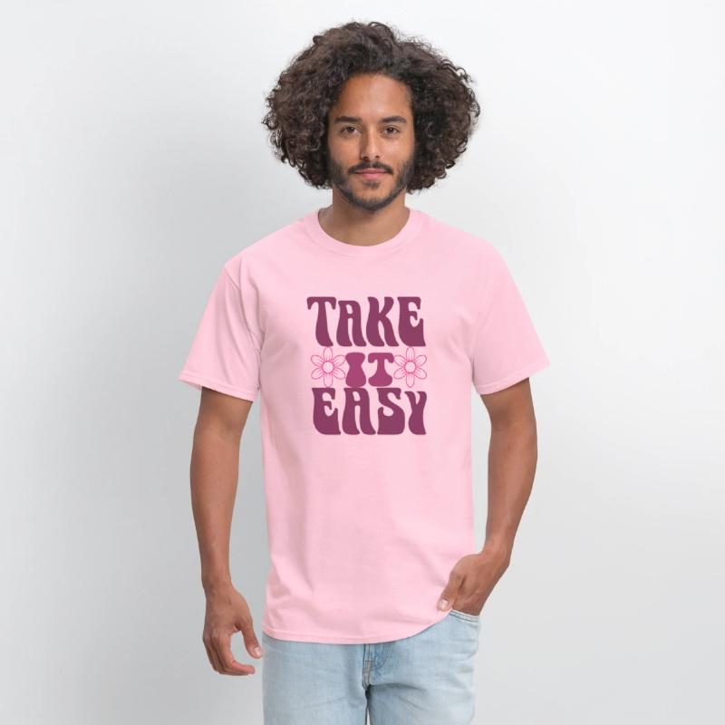 Take it Easy with Pink Flowers