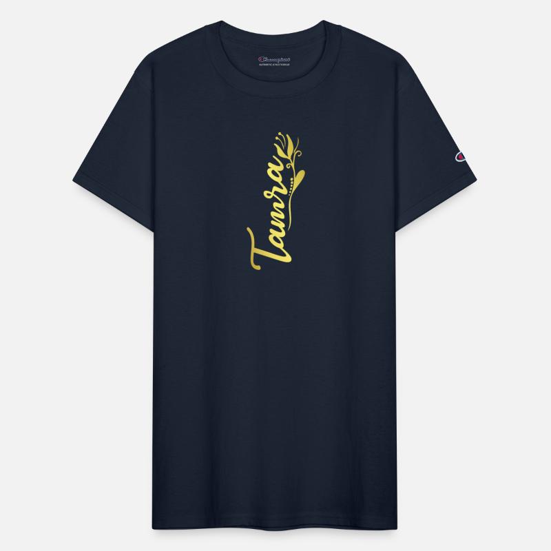Tamra Name Faux Gold Tulip Flourish