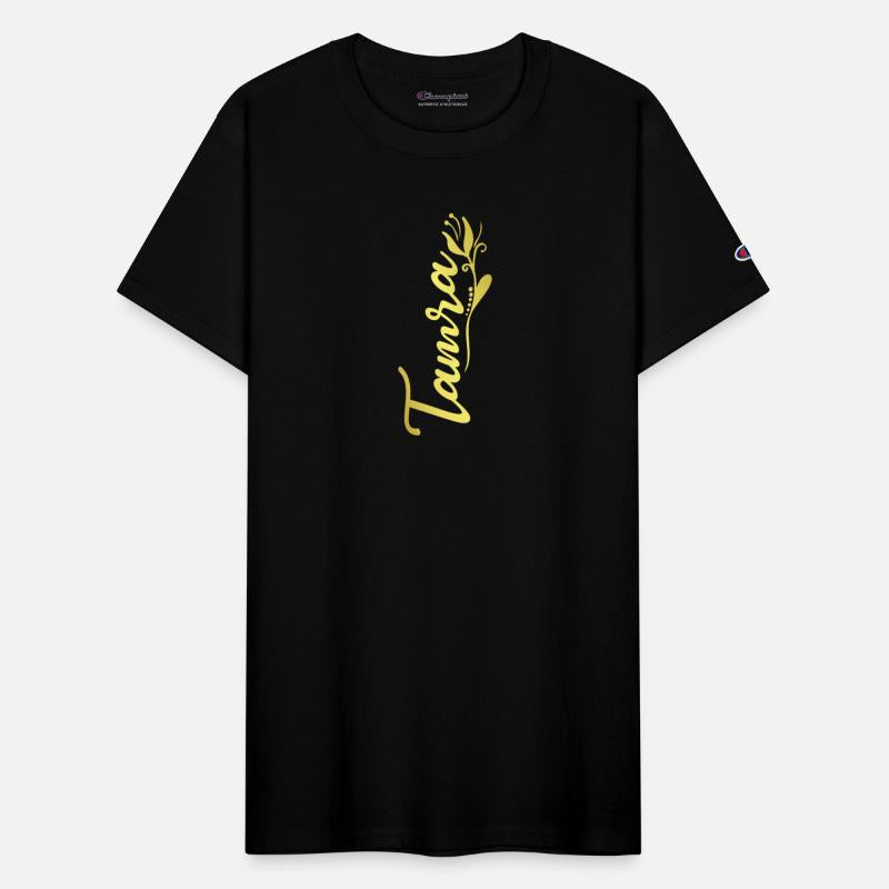 Tamra Name Faux Gold Tulip Flourish