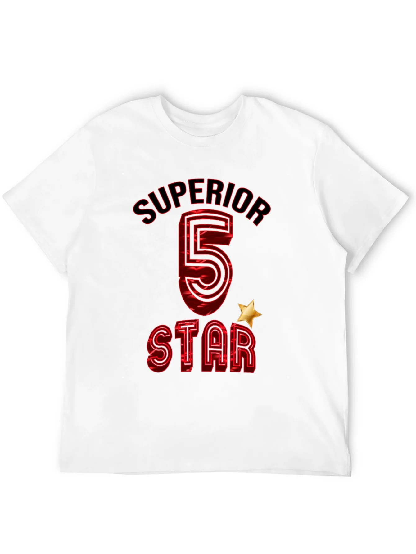 Superior 5 Star Graphic T-Shirt