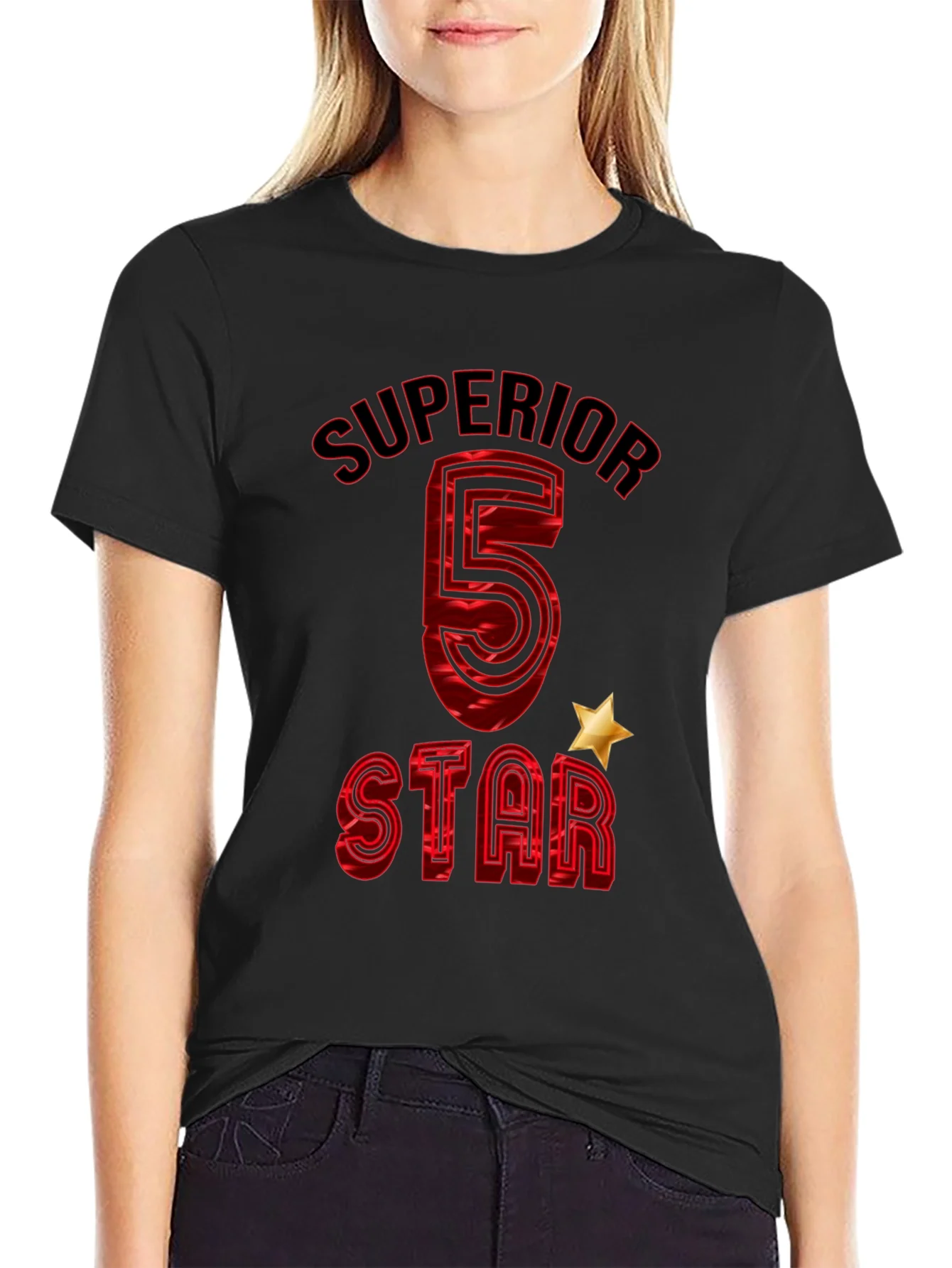 Superior 5 Star Graphic T-Shirt